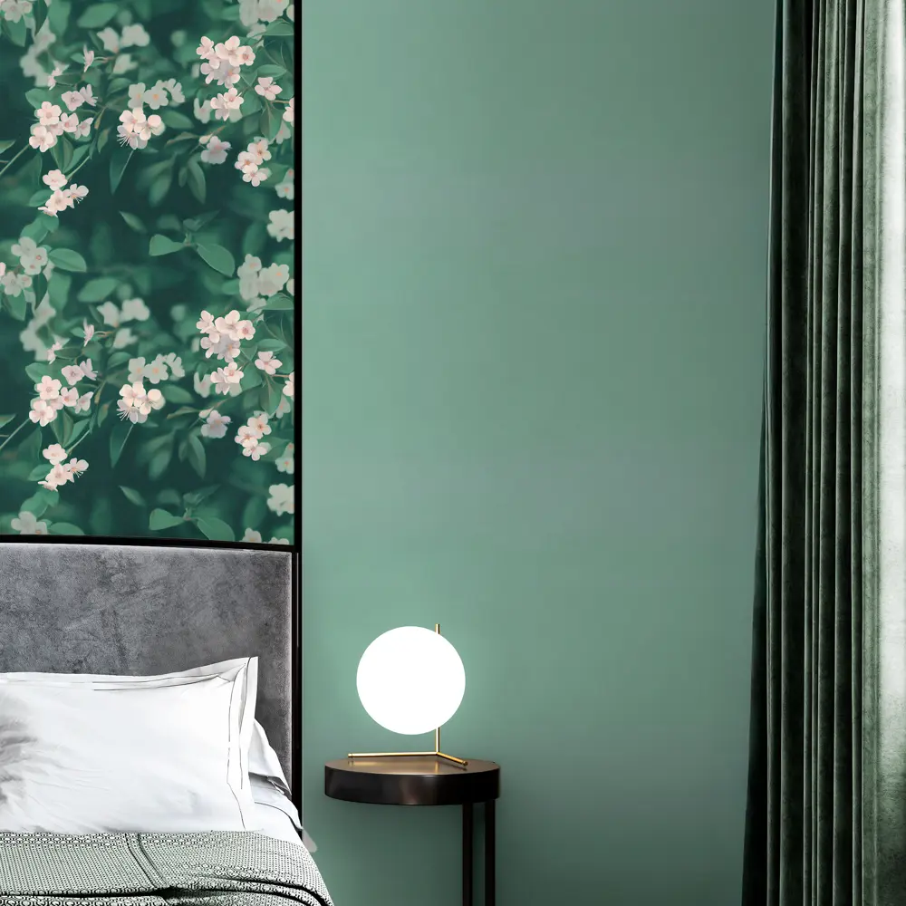 Обои флизелиновые Palitra Life Yablonka зеленые 1.06 м PL72554-71 STLM-2127097 - Вид №5