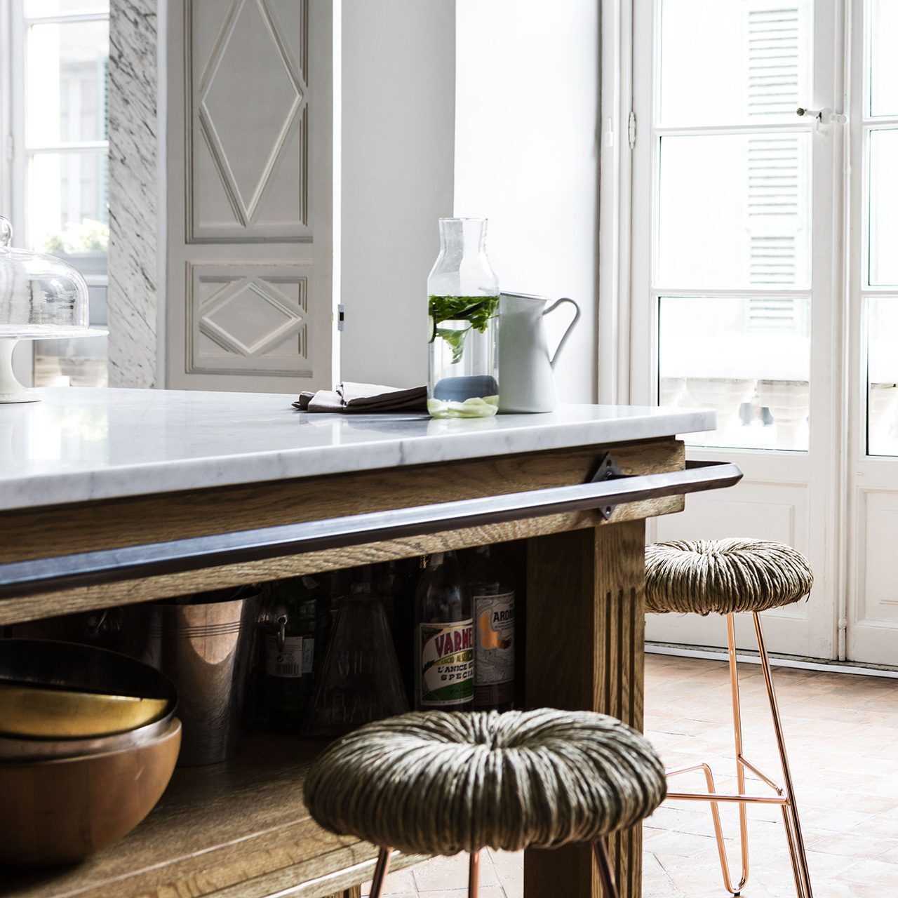 Табурет в современном стиле с подставкой для ног Mogg DONUT ARCH-00143042 - Вид №4