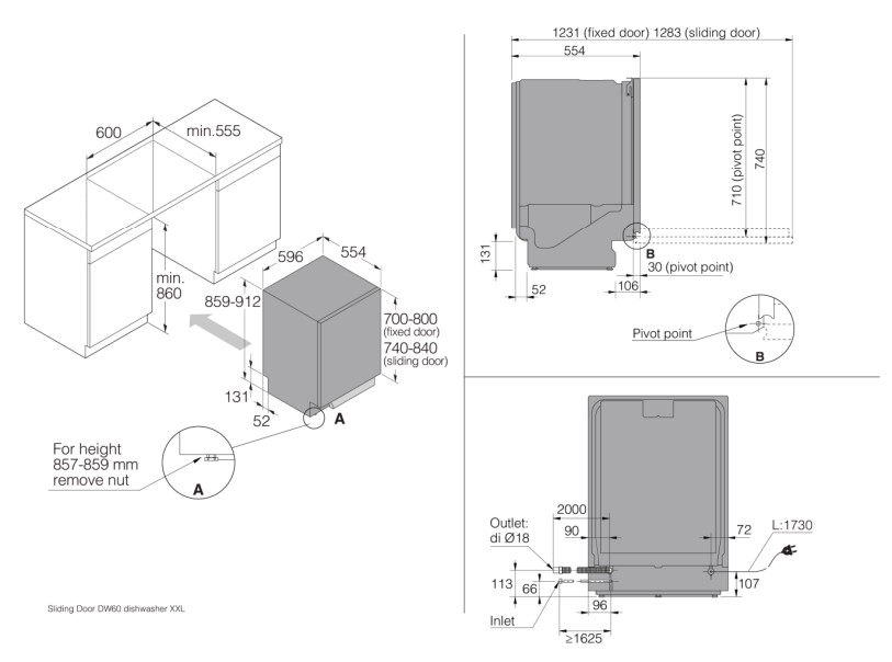 5485219 Встраиваемая посудомоечная машина Asko DSD545KXXL STDN-0143976 - Вид №4