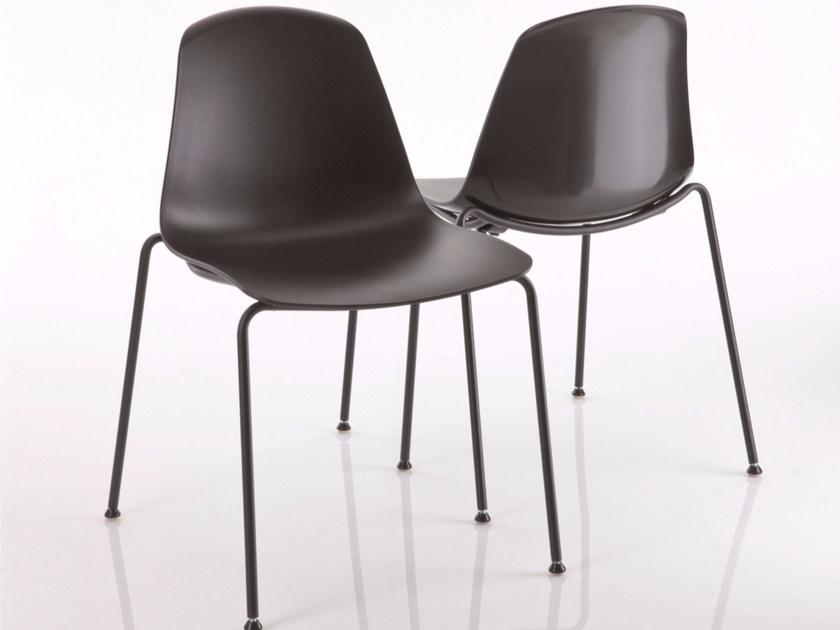 Luxy Штабелируемый стул из полипропилена Epoca sun-id-1453222 - Вид №2