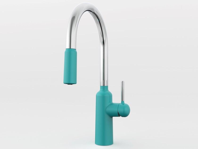 JUSTIME Смеситель с дозатором дезинфицирующего спрея Chapter 2 6928-pu-8035 - Вид №2