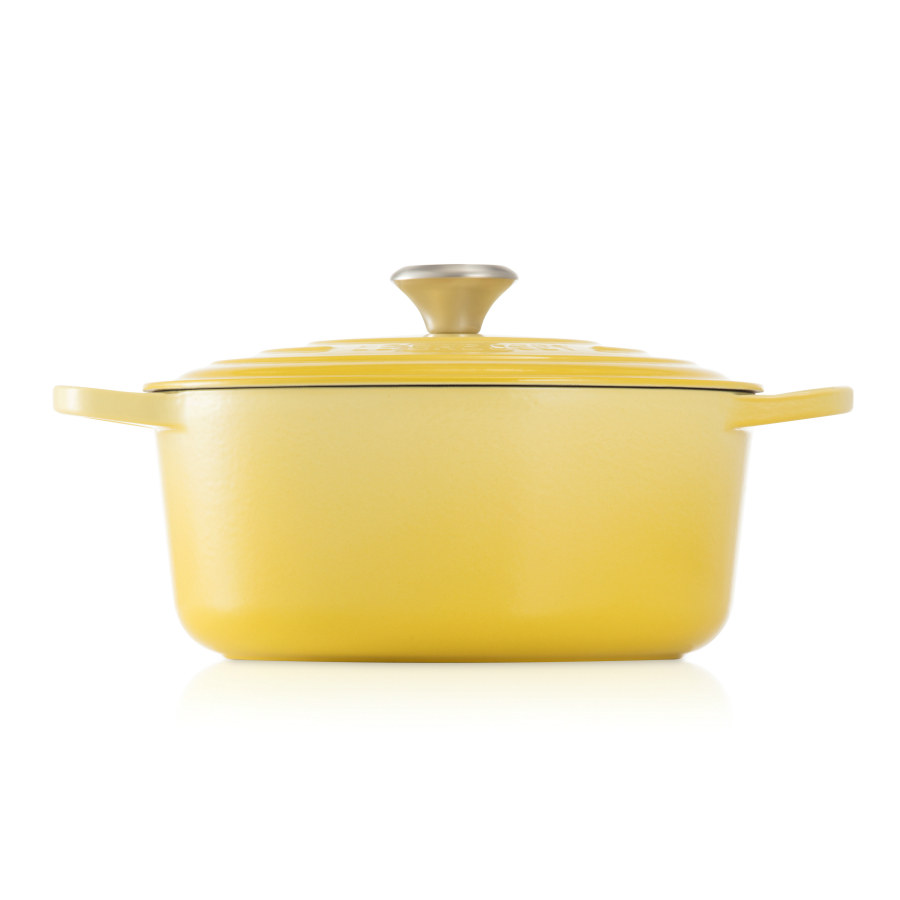 Кастрюля чугунная Le Creuset, Ø22 см, желтая 21177224032430 - Вид №4