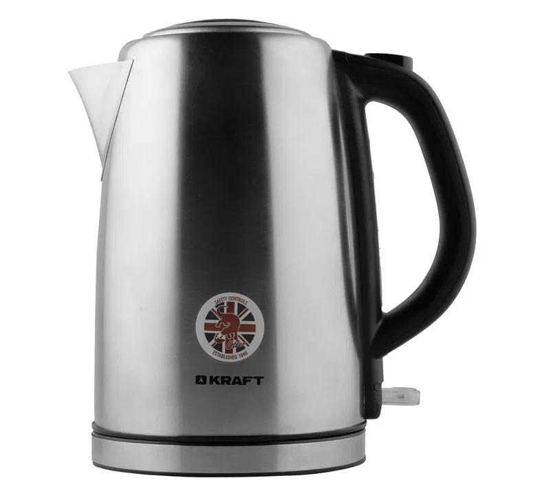 5351532 Электрочайник Kraft KF-KX1798BLO серебристый STDN-0083171