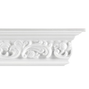 Плинтус потолочный инжекционный D 137/80 ( 40 шт. в упак.) STSR-2032