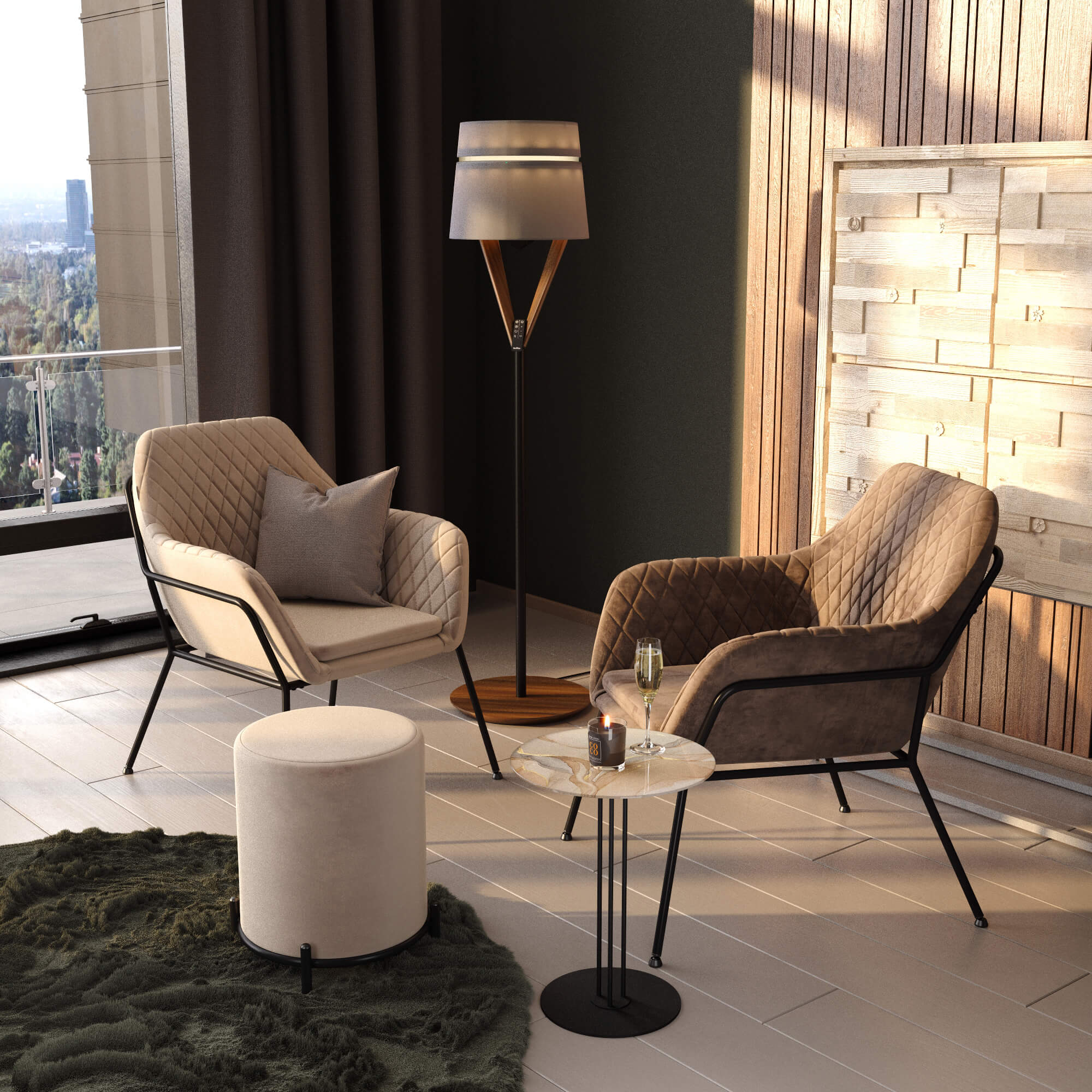 Столик кофейный SHT-CT55/H43 Santreyd  - Вид №5