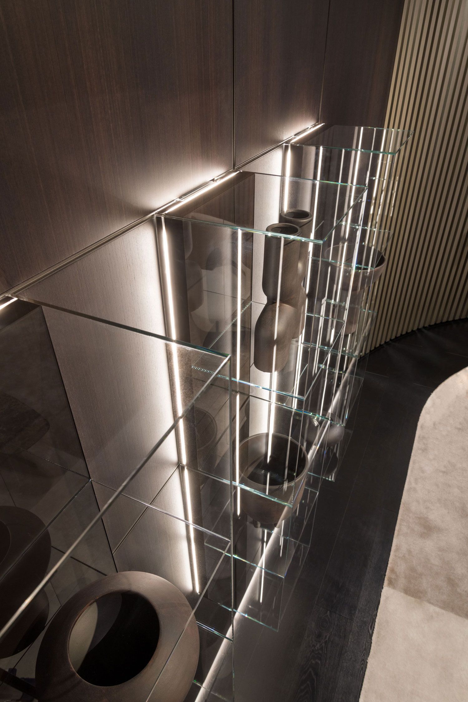 Деревянная стена установила модульную оборудованную стену MisuraEmme PUZZLE ARCH-00075287 - Вид №3