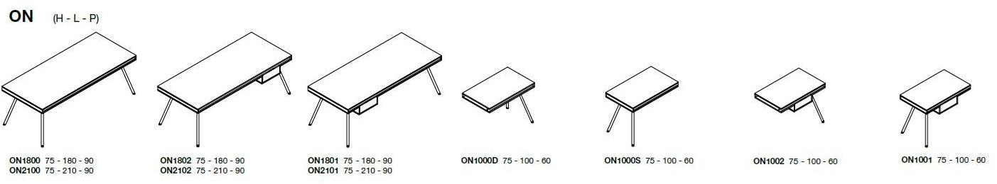 NEWTOM by Ultom Прямоугольный рабочий стол On sun-id-1463763 - Вид №7