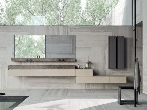 Полка с смесителями для умывальника