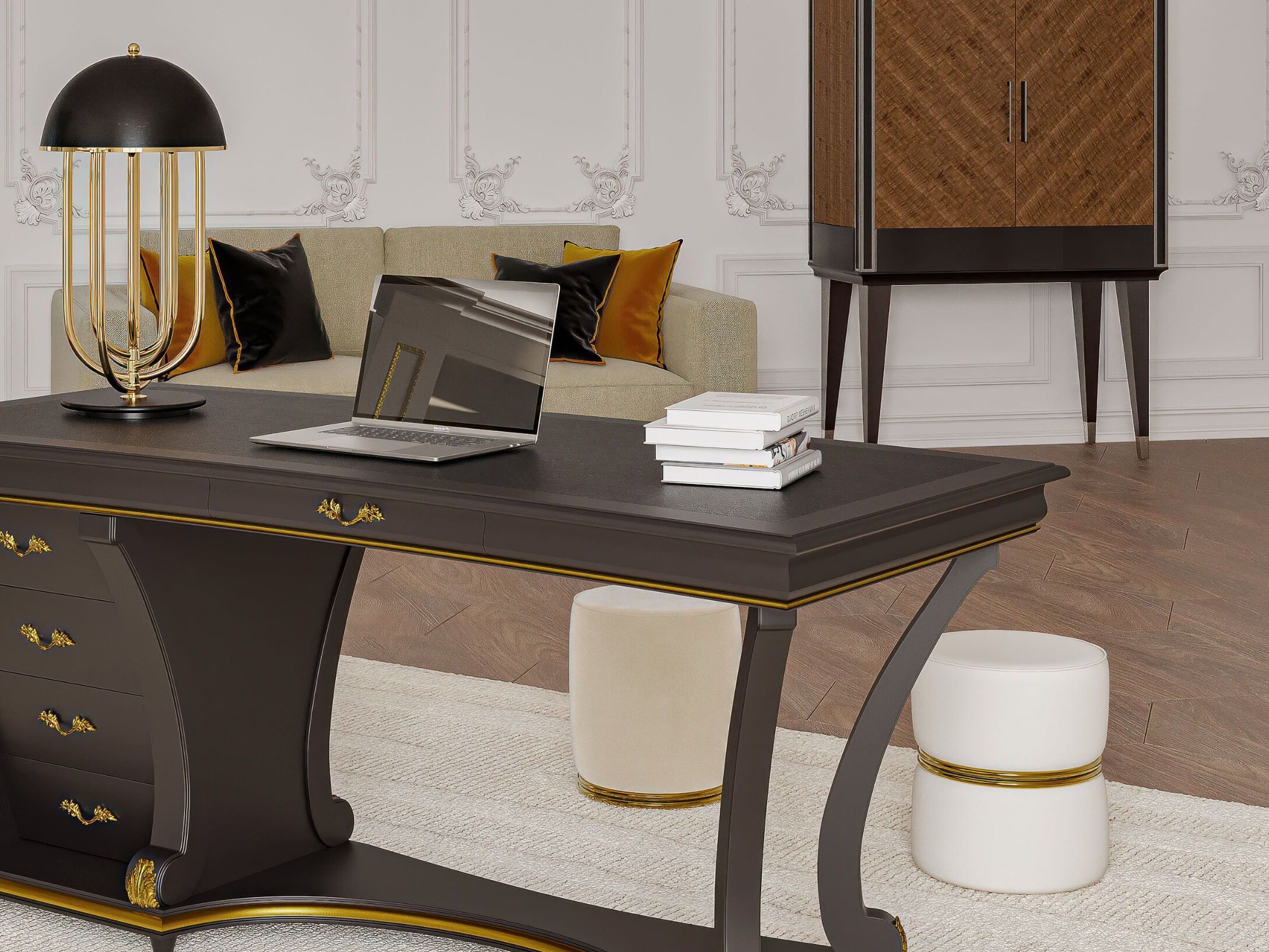 Деревянный барный шкаф GUERRA VANNI Studio Privè ARCH-00053882 - Вид №1