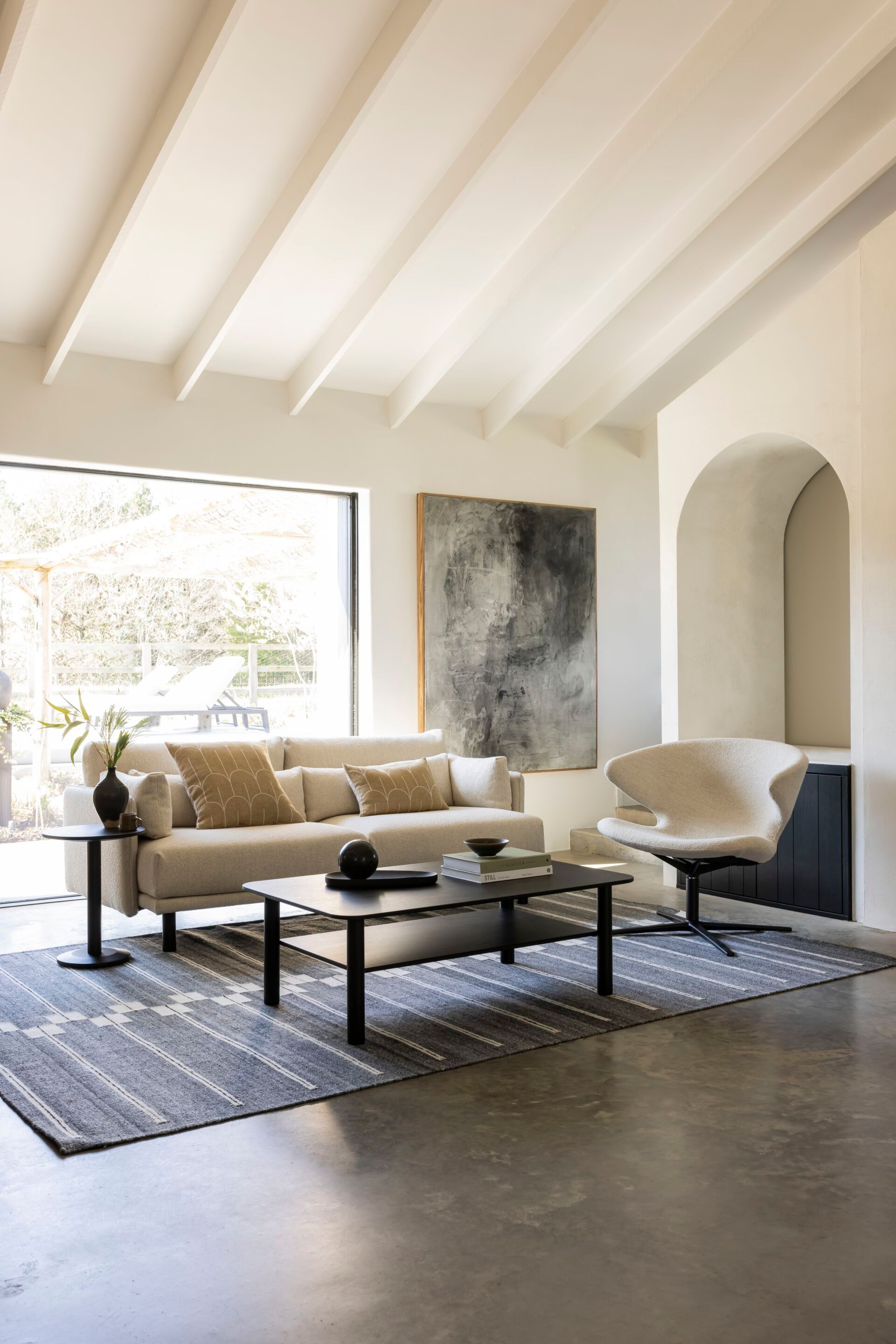 Прямоугольная подушка из хлопка с рисунком Case Весы ARCH-00076131 - Вид №8