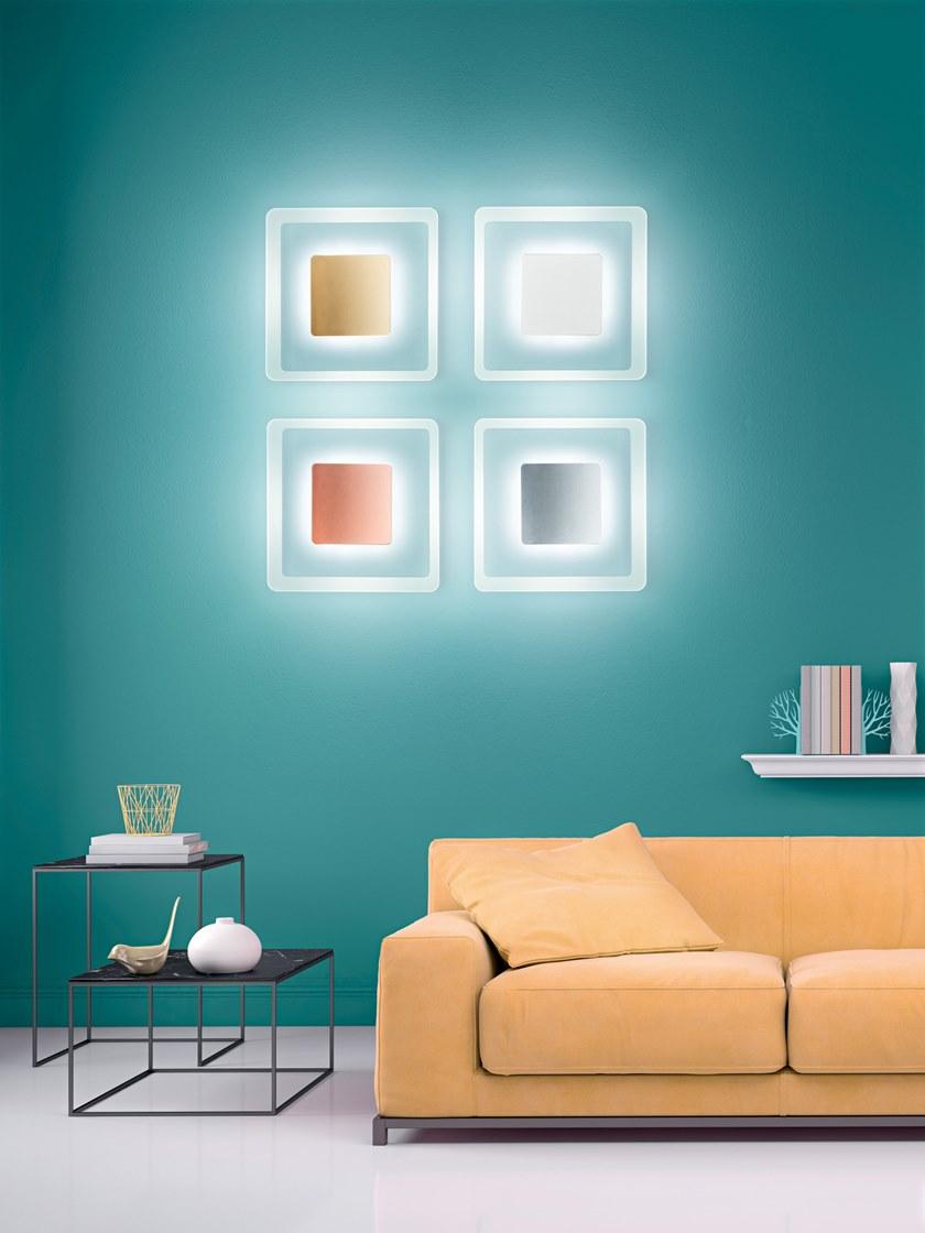 Linea Light Group Светодиодный настенный светильник из стали и стекла Aruba sun-id-1385478 - Вид №1