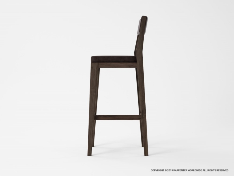 498_980 Барный стул с кожей Karpenter  - Вид №2