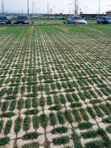 Tegolaia Бетонная решетка, покрытая травой sun-id-1400163 - Вид №2