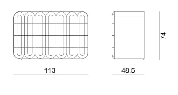 Деревянный комод со встроенными ручками Medulum аркады ARCH-00144483 - Вид №1