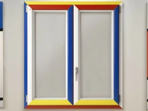 NURITH Двустворчатое окно из пвх