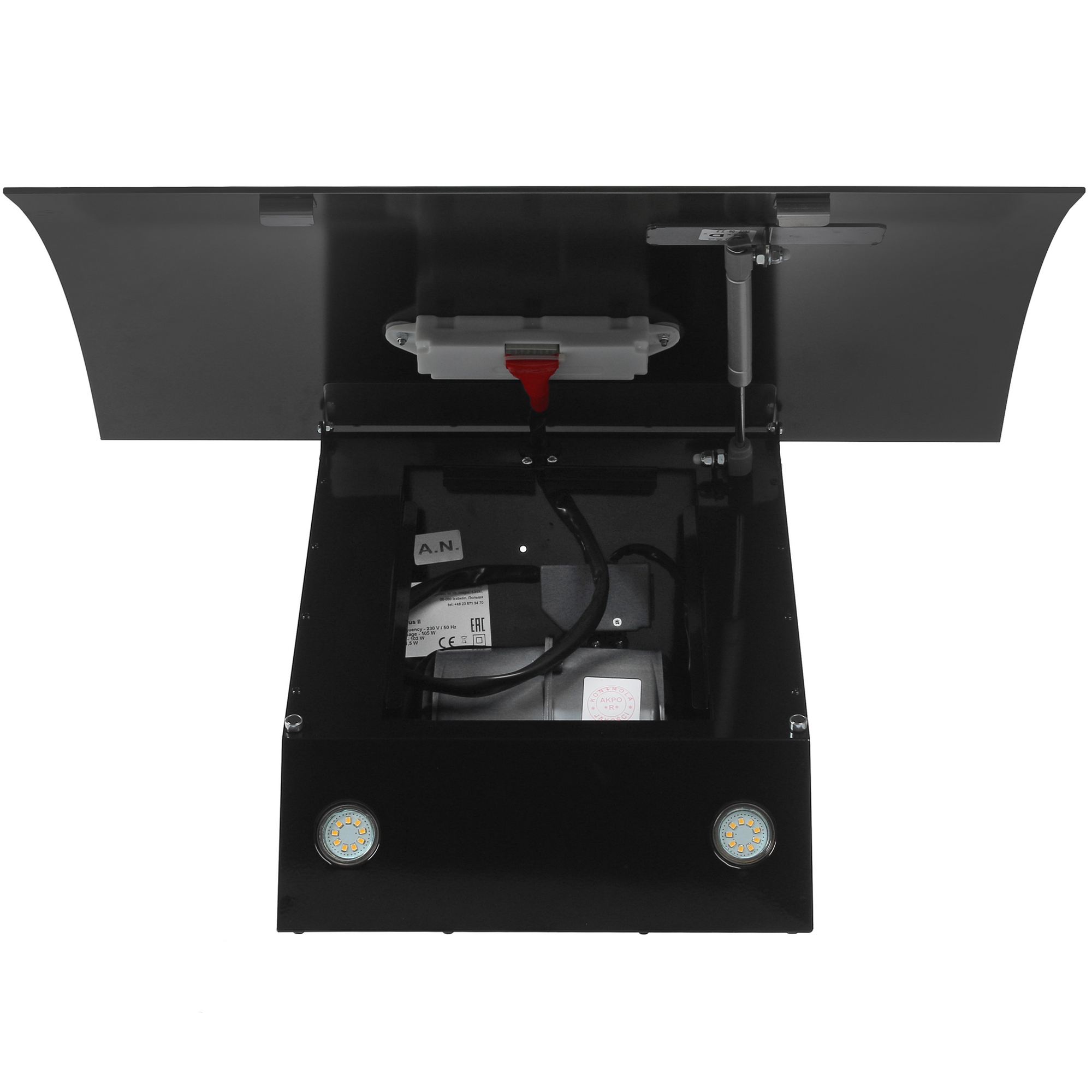 9907752 Вытяжка наклонная Akpo WK-11 Clarus II черный STDN-0140938 - Вид №8