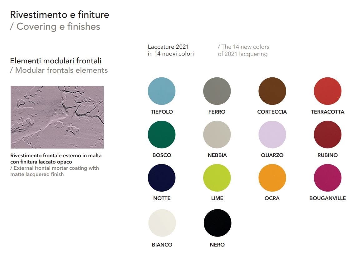 Секционный шкаф из МДФ с распашными дверцами с ящиками MOMENTI Home &amp ARCH-00053922 - Вид №3