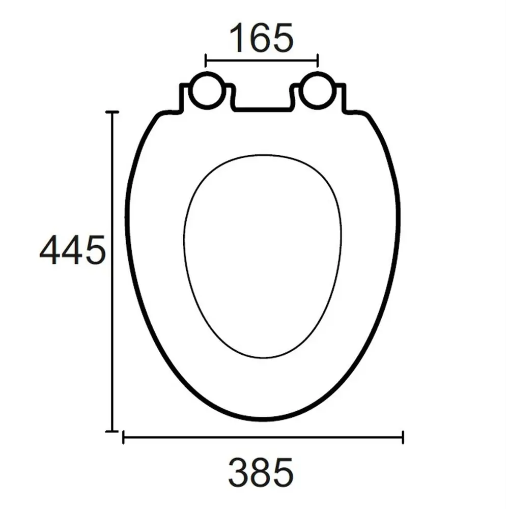 Сиденье для унитаза Виктория, цвет белый WIRQUIN Без серии STLM-2030406 - Вид №5