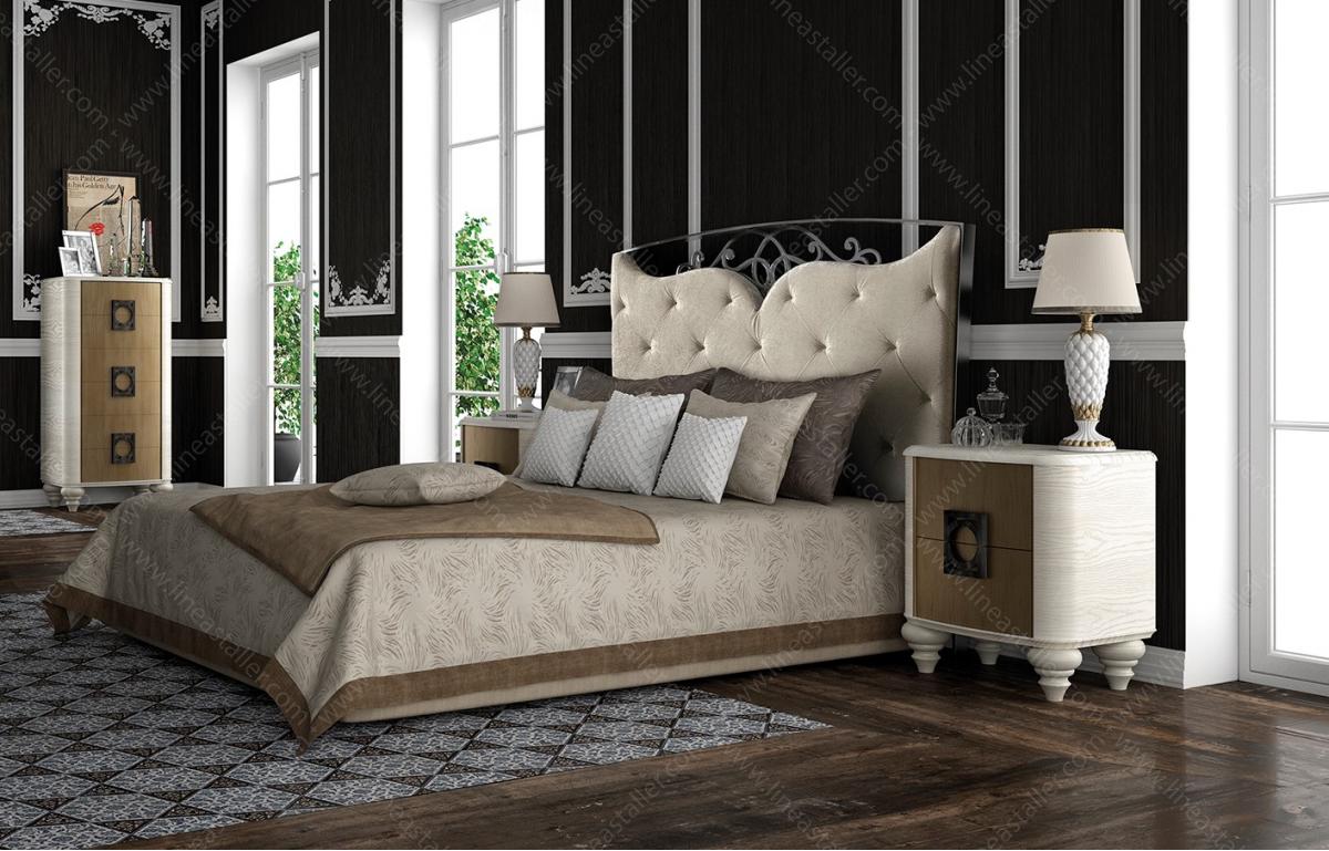 075830 Кровать N44 Lineas Taller Diamante Santreyd