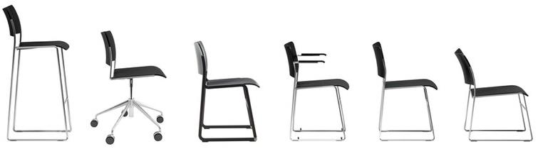 Howe Стул для ожидания со складными санями 40/4 sun-id-1488999 - Вид №1