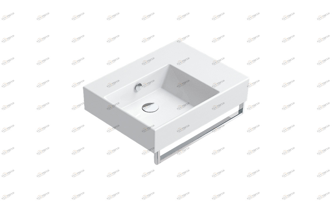 160SVPUP00 Подвесная раковина настенная овальная CERAMICA CATALANO Premium белая