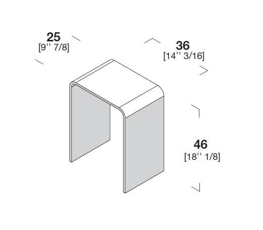 Табурет для ванной Rexa уникальный ARCH-00138701 - Вид №2