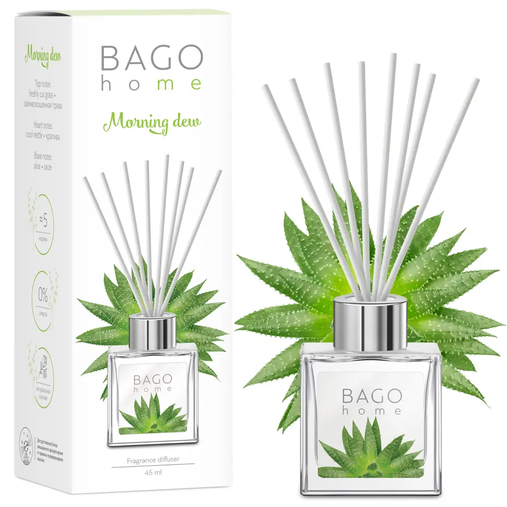 Bago home Диффузор ароматический «Утренняя роса» 45 мл 82206244
