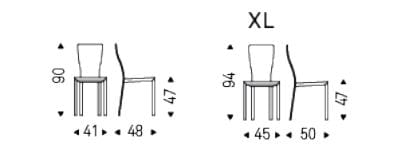 Кожаный стул Cattelan italia NINA ARCH-00120145 - Вид №9
