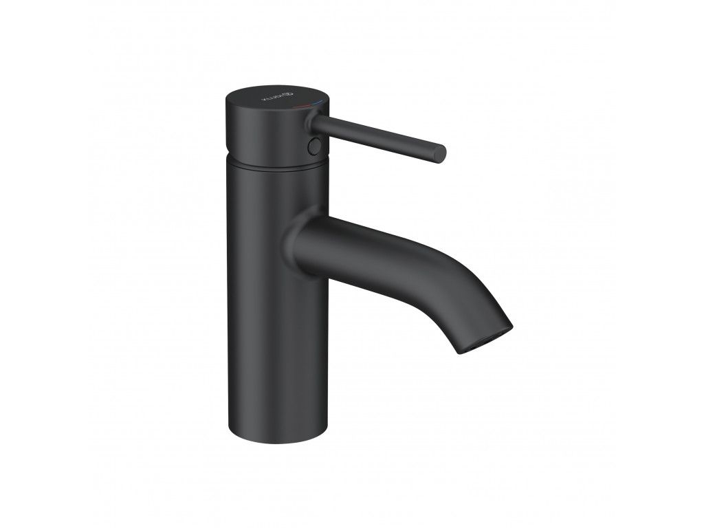 382663976 однорычажный смеситель на умывальник 75 DN 15 KLUDI BOZZ матовый черный 