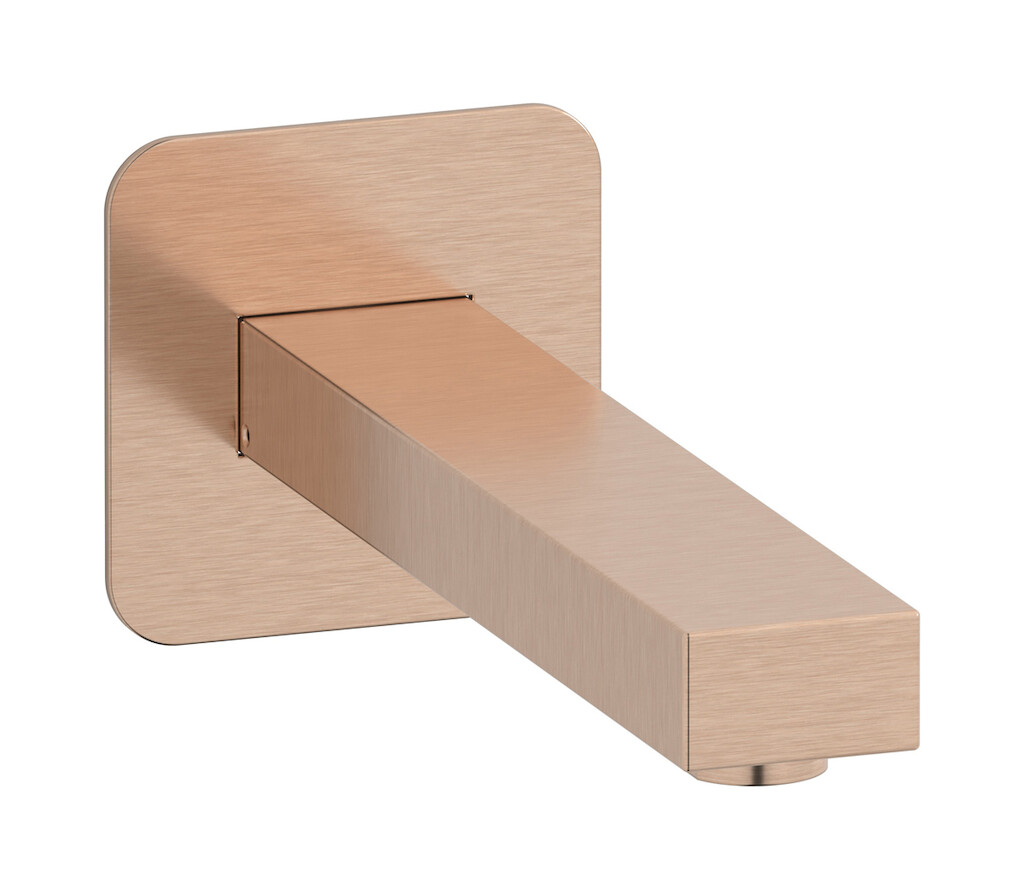Настенный излив для ванны WE ARE IB ru327sr Brushed Rose Gold Rubacuori 