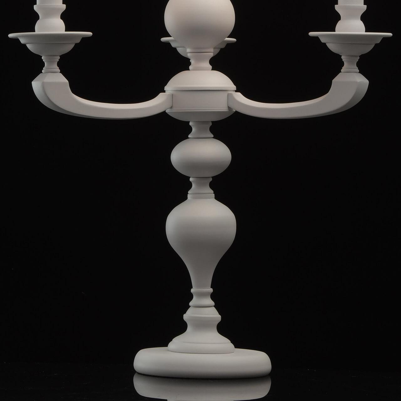 Настольная лампа MW-Light Дэль Рей 6 700031803 MW-LIGHT ПОДСВЕЧНИК, СВЕЧА 195141 Белый  - Вид №2