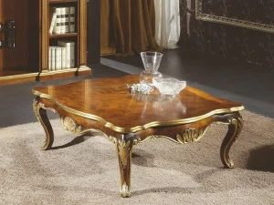 SCAPPINI & C Квадратный деревянный журнальный столик для гостиной 35th anniversary 874