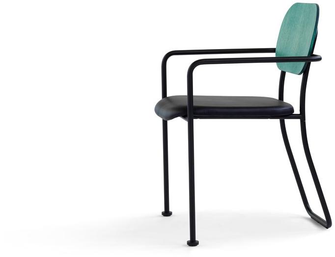 Blå Station Мягкое кожаное кресло с подлокотниками Åhus Bla Station sun-id-1485221 - Вид №25