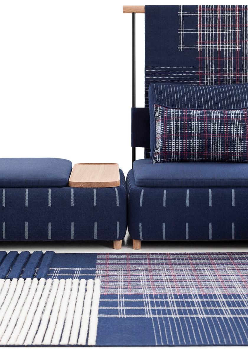 GAN Прямоугольная подушка из шерсти в шотландскую клетку Lan sun-id-1479798 - Вид №8