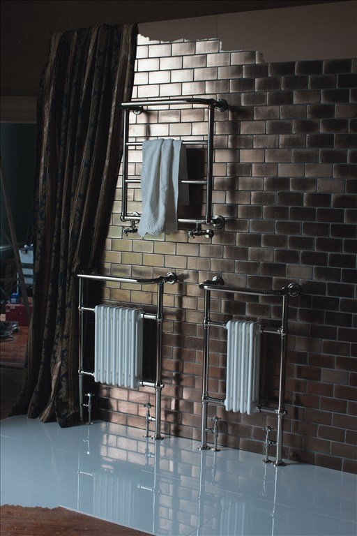 Полотенцесушитель настенный Arcade, НИКЕЛЬ  Burlington ARCR3 NKL, ARCR6 NKL  - Вид №2