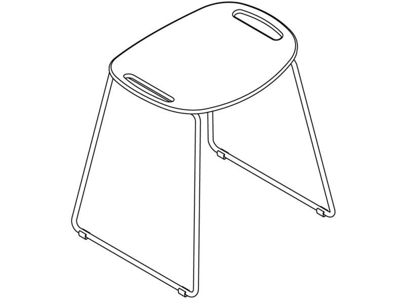 950.51.30098 табурет для душа HEWI System 900 - Вид №19