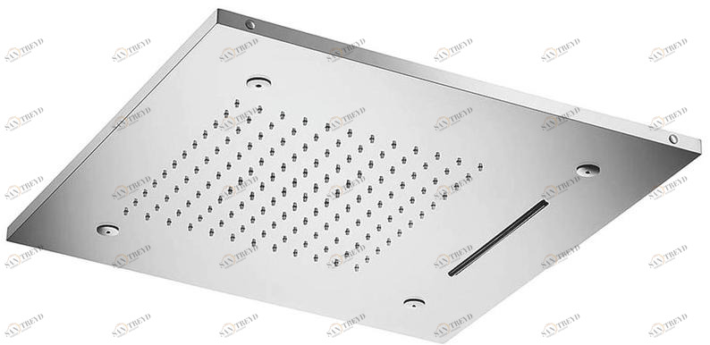 MINA Потолочный тропический душ из нержавеющей стали с 3 струями Vela sun-id-1349476
