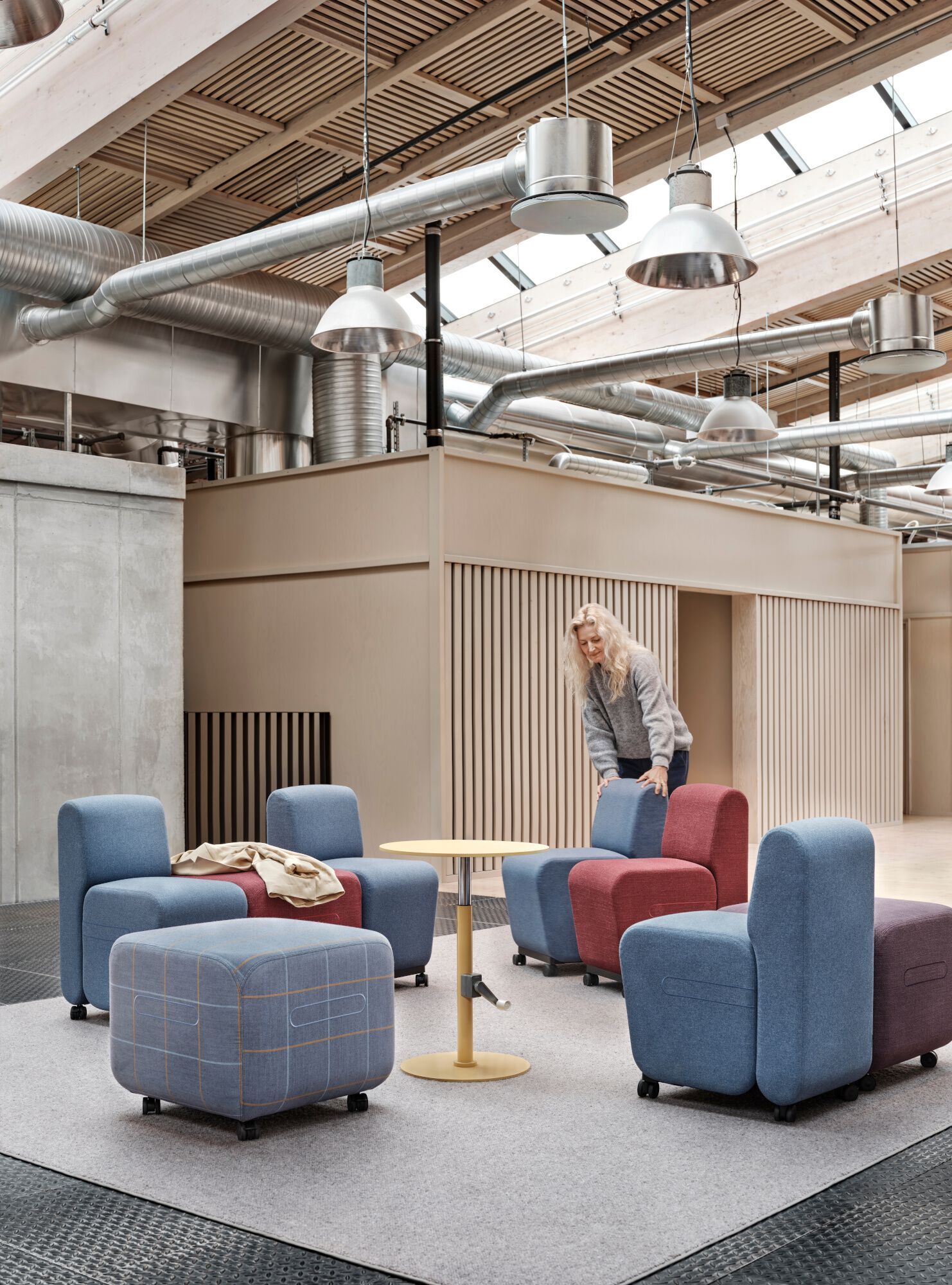 Модульный пуф с колесами Bla Station Bobby &amp ARCH-00080996 - Вид №7