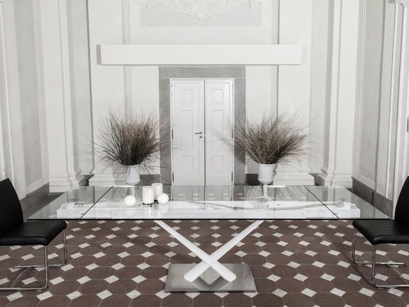 NAOS Раскладной прямоугольный обеденный стол из хрусталя sun-id-1366670 - Вид №4