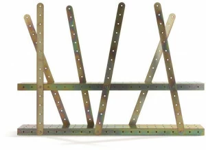 JCP UNIVERSE Открытый книжный шкаф из нержавеющей стали