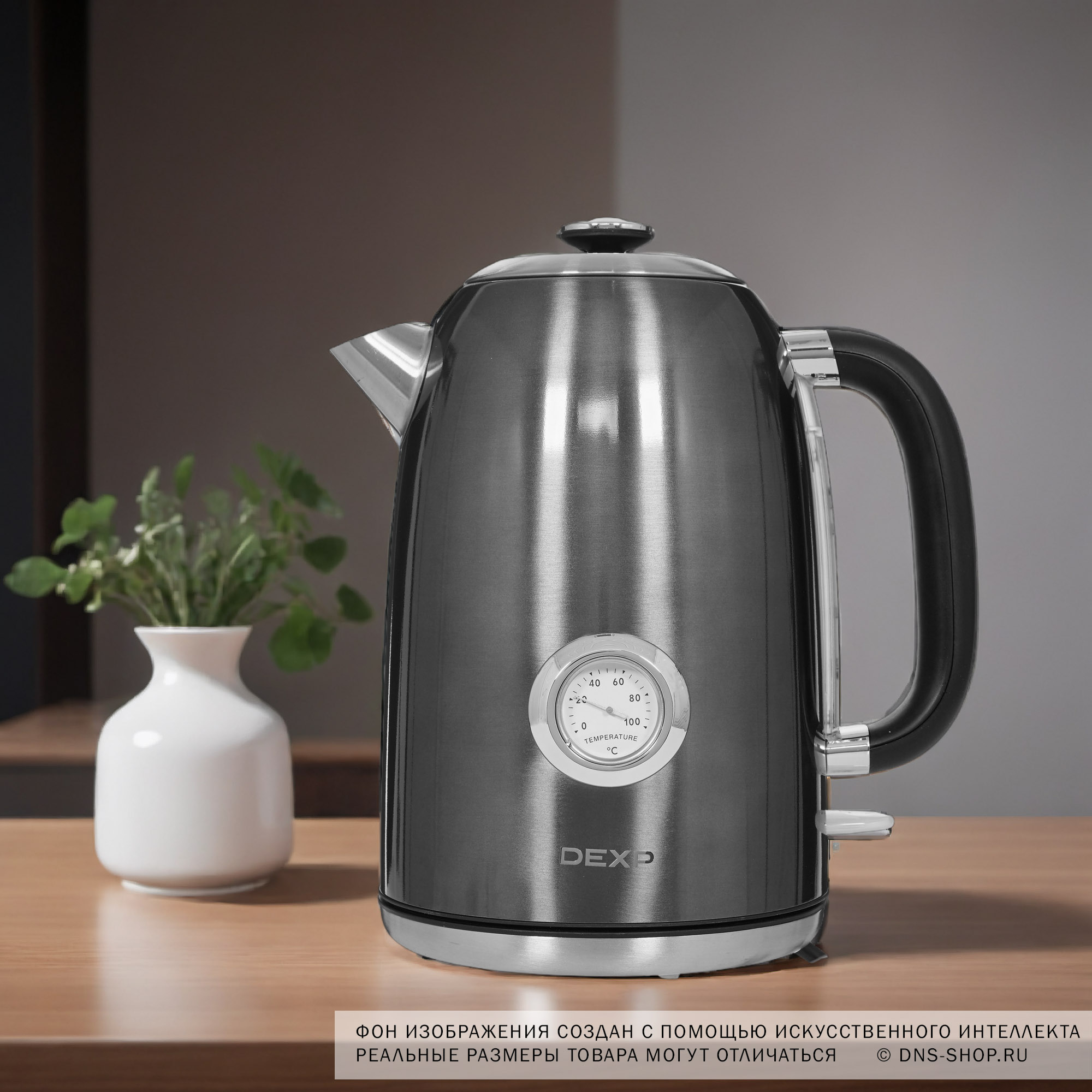 1249963 Электрочайник DEXP FD-677 черный STDN-0142786 - Вид №7