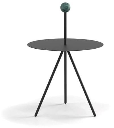 Viccarbe Круглый журнальный столик из стали с порошковым покрытием sun-id-1502121 - Вид №6