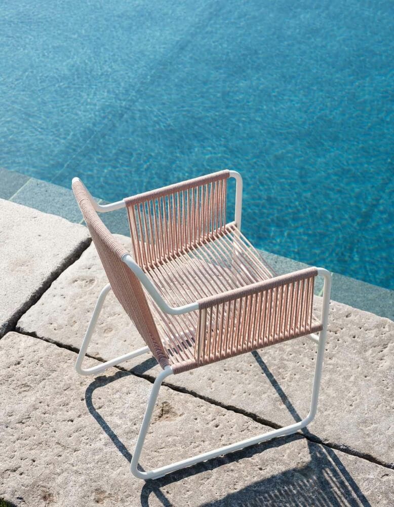 Веревочный стул для сада с подлокотниками RODA Harp ARCH-00102244 - Вид №11