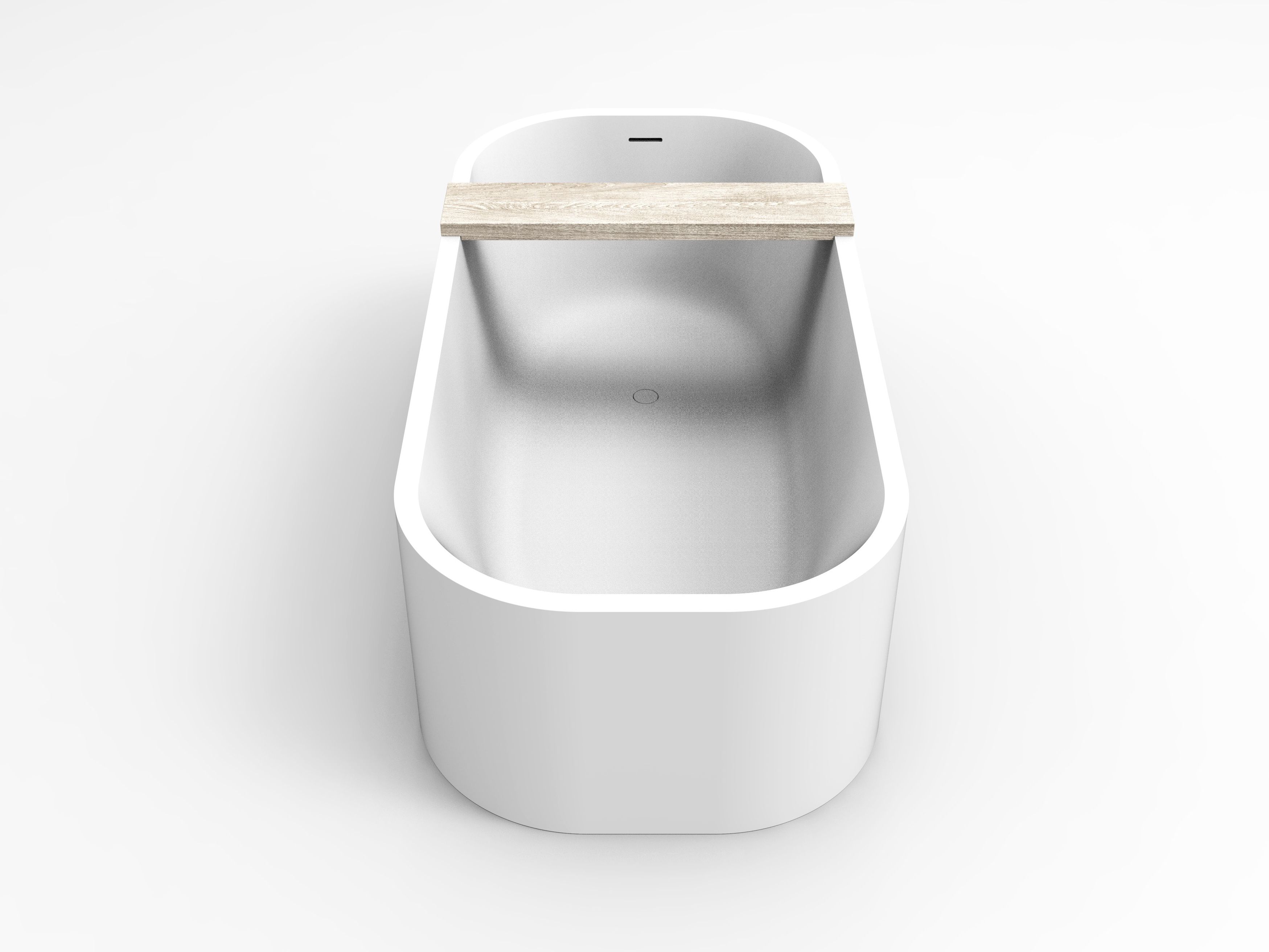 Овальная ванна в центре комнаты в твердой поверхности COCOON Piet Boon ARCH-00144532 - Вид №8