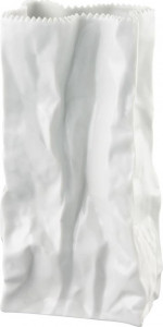 72533 Rosenthal Ваза Rosenthal Пакет 22см, фарфор, белая, глазурь, п/к Фарфор