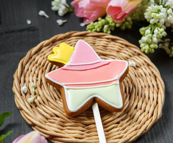 9649 Пряник Звезда "Принцесса" Вкусляндия  - Вид №1