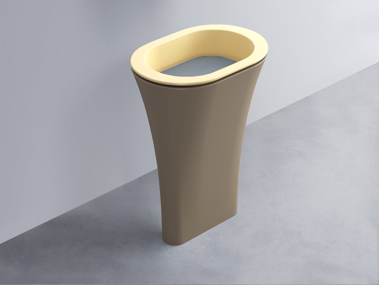 AMLA65-CN+AMPILO-BR+AMCOLO-AN Раковина Amedeo Ovale отдельностоящая cielo Enjoy + Amedeo Ceramica Cielo