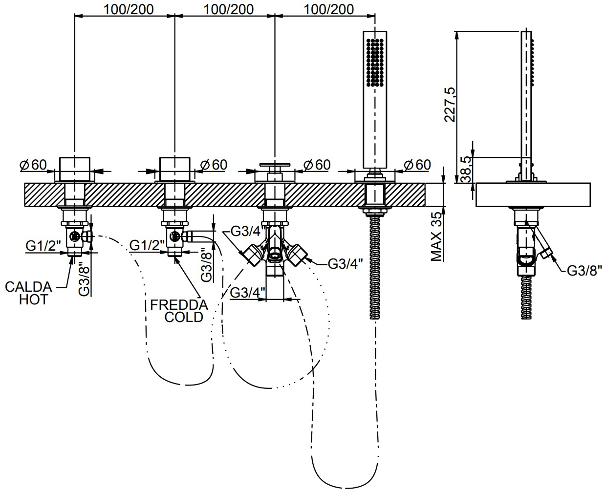 Rubinetterie Frattini Аккумулятор для бассейна Luce sun-id-1421083 - Вид №1