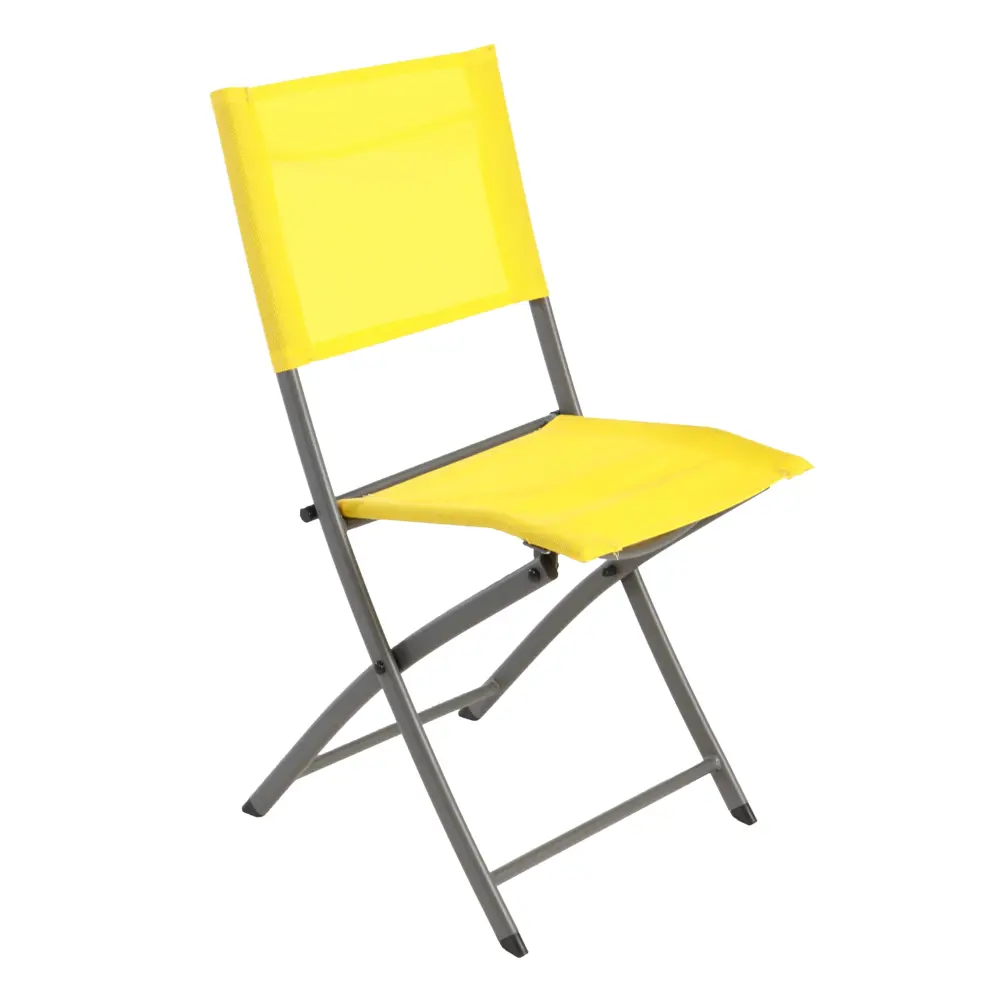 Стул складной «Дэнвер», металл/текстиль, цвет жёлтый NATERIAL STLM-2101589