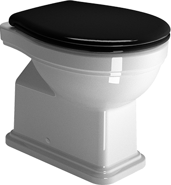 871011 Приставной унитаз напольный Белый GSI ceramica Classic Италия - Вид №2